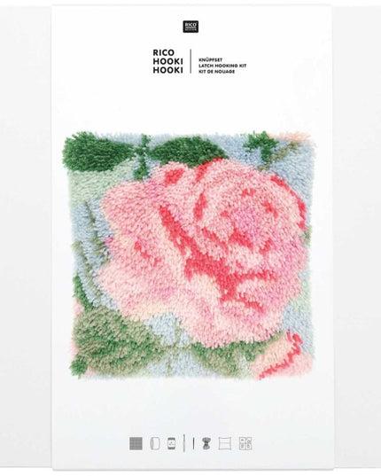 Rico Hooki Hooki Latch Hook Rose