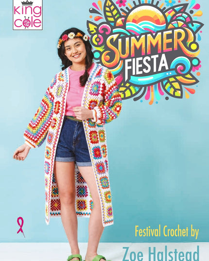 King Cole Summer Fiesta Festival Crochet Book