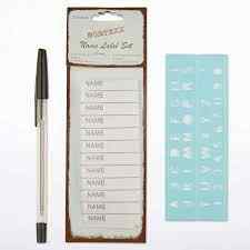 Name Labelling Set H293