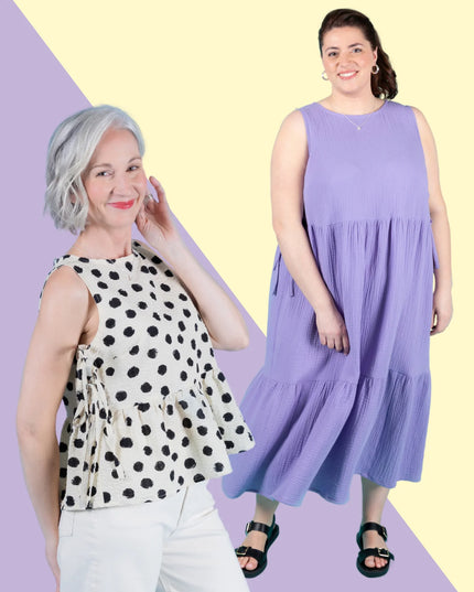 Tilly And The Buttons Sewing Pattern Leah (Top and Dress)