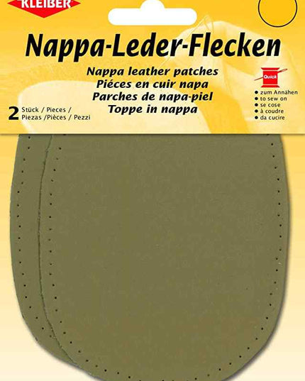 Nappa leather patches Beige 85007