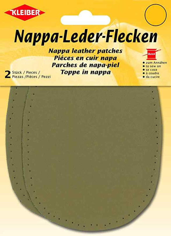 Nappa leather patches Beige 85007