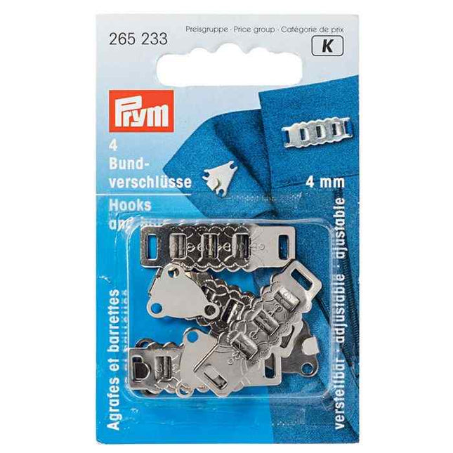 Prym Adjustable Hook and Bar Nickel 265233