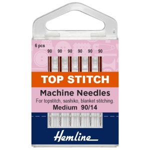 Sewing machine needles Top Stitch Medium 90/14 H118.90