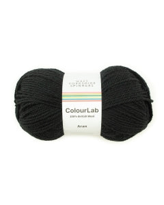 WYS ColourLab Aran Jet Black 1172