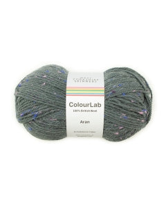 WYS ColourLab Aran Tweed Slate Grey 1180
