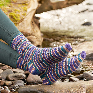 WYS Socks Size 9 to 11 Starling